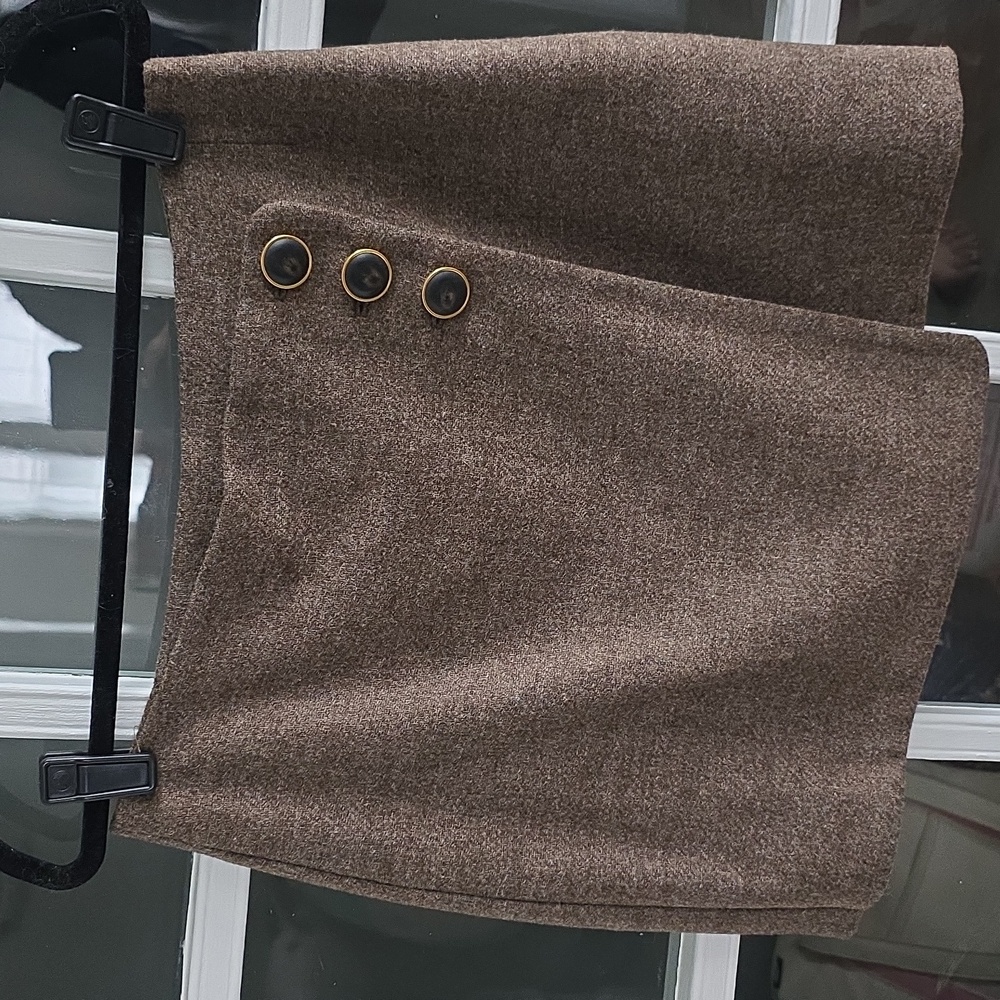 Sezane Peter Skirt Taupe - Size 8